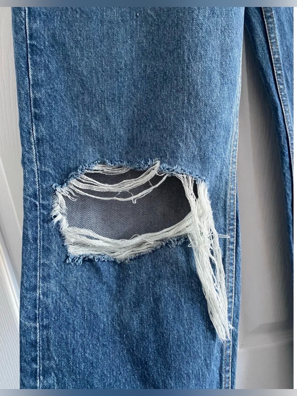 Triarchy x Josephine Skriver High Waisted Blue Jeans NWT - Picture 4 of 11